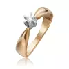 Золотое кольцо с бриллиантом 01-0149-00-101-1111-30 Platina Jewelry