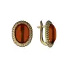 Серебряные Серьги E20011ZK Sun Stone
