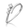 Кольцо из белого золота с бриллиантами 01-0683-00-101-1120-30 Platina Jewelry
