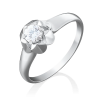 Помолвочное кольцо из белого золота с бриллиантом 01-4941-00-101-1120-30 Platina Jewelry