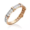 Кольцо из красного золота с фианитами 01-5373-00-401-1110 Platina Jewelry