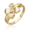 Кольцо из желтого золота с бриллиантами 01-5602-00-101-1121 Platina Jewelry