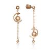 Серьги-пусеты из красного золота 02-4375-00-000-1110-42 Platina Jewelry