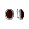 Серебряные Серьги E20011RV Sun Stone