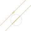 Цепь из лимонного золота (плетение панцирное)21-0113-030-1130-17 Platina Jewelry