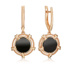 Серьги с английским замком из красного золота 02-5454-00-281-1110 Platina Jewelry