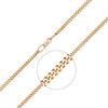 Цепь из красного золота (плетение панцирное) 21-0103-080-1110-17 Platina Jewelry