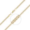 Цепь из лимонного золота (плетение бисмарк) 21-2713-050-1130-19 Platina Jewelry