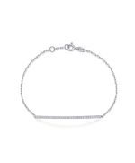 Браслет из белого золота ЛЕТО c бриллиантами 595-4200