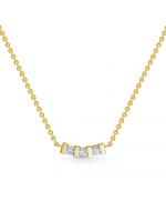 Колье из желтого золота ЛЕТО c бриллиантами 771-5300