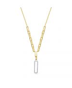 Колье из желтого золота ЛЕТО c бриллиантами 795-5320