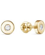 Золотые Пусеты С02072-320 Империал