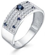 Кольцо из белого золота ЛЕТО 911-1202 c бриллиантами