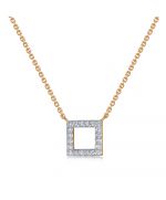 Колье из красного золота ЛЕТО c бриллиантами 616-5100