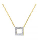 Колье из желтого золота ЛЕТО c бриллиантами 616-5300