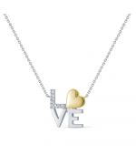 Колье из белого золота ЛЕТО c бриллиантами 724-5230