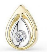 Подвеска из золота IMPERIAL c бриллиантом П0573-320