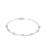 Браслет из белого золота ЛЕТО c бриллиантами 1007-4200