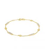 Браслет из желтого золота ЛЕТО c бриллиантами 1016-4300