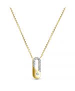 Колье из желтого золота ЛЕТО c бриллиантами 1165-5300