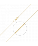 Цепь из лимонного золота (плетение панцирное)21-0113-030-1130-17 Platina Jewelry