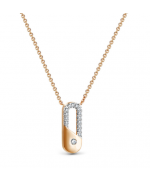 Колье из красного золота ЛЕТО c бриллиантами 1165-5100