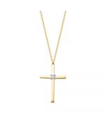 Колье из желтого золота ЛЕТО c бриллиантами 354-5300