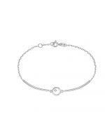 Браслет из белого золота ЛЕТО c бриллиантами 661-4200