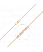 Цепь из красного золота 21-0403-030-1110-17 Platina Jewelry