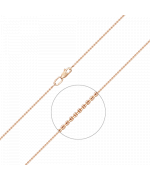 Цепь из красного золота (плетение якорное) 21-0803-030-1110-17 Platina Jewelry