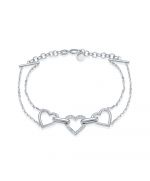 Браслет из белого золота ЛЕТО c бриллиантами 855-4200