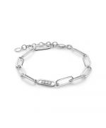 Браслет из белого золота ЛЕТО c бриллиантами 876-4200