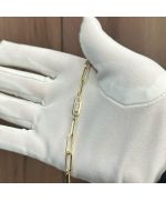 Браслет из желтого золота ЛЕТО c бриллиантами 876-4300