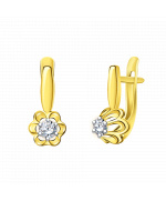 Золотые серьги л20579 Атолл