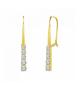 Золотые серьги л22039 Атолл