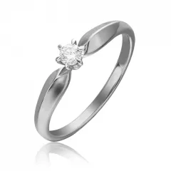 Золотое кольцо с бриллиантом 01-0844-00-101-1120-30 Platina Jewelry