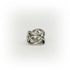 Серебряная моносерьга-клипса ручной работы SterSilv-5184 Sterling Silver