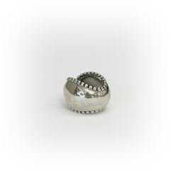 Серебряная моносерьга-клипса ручной работы SterSilv-5185 Sterling Silver