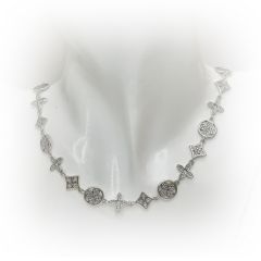 Серебряное колье ручной работы SterSilv-5220 Sterling Silver