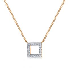 Колье из красного золота ЛЕТО c бриллиантами 616-5100