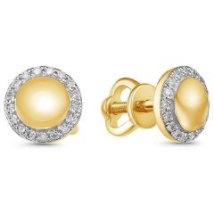 Золотые Пусеты С0965-320 Империал