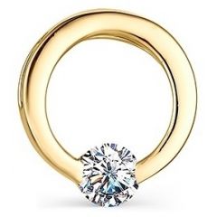 Подвеска из золота IMPERIAL c бриллиантом П0578-320