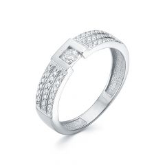 Кольцо из белого золота ЛЕТО 975-1200 c бриллиантами