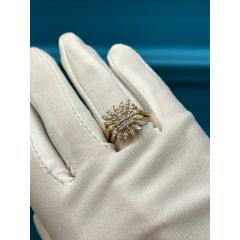 Золотое кольцо с бриллиантами ER008 Armenia