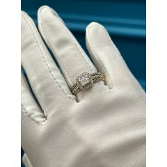 Золотое кольцо-трансформер с бриллиантами ER012 Armenia