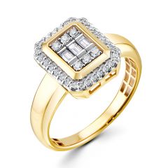 Кольцо из желтого золота ЛЕТО 1113-1320