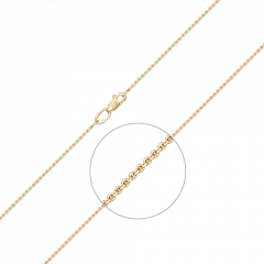 Цепь из лимонного золота (плетение якорное) 21-0813-030-1130-17  Platina Jewelry