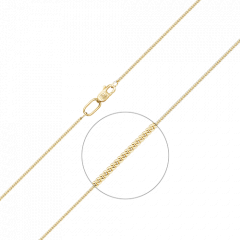 Цепь из лимонного золота (плетение панцирное)21-0113-030-1130-17 Platina Jewelry