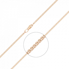 Цепь из красного золота 21-0403-030-1110-17 Platina Jewelry