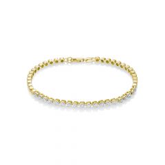 Браслет из желтого золота ЛЕТО c бриллиантами 805-4300